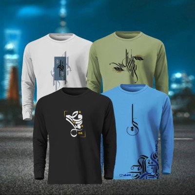 4 Combo Full Sleeve Mash T-Shirt